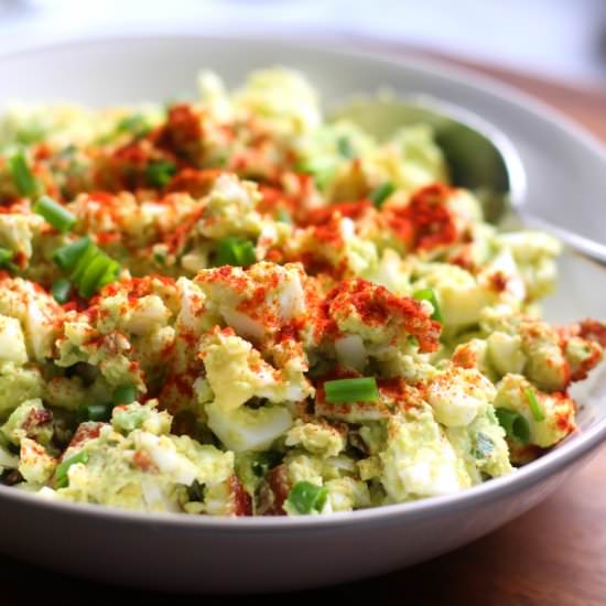 Deviled Avocado Egg Salad