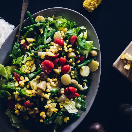 Potato, Green Bean & Corn Salad