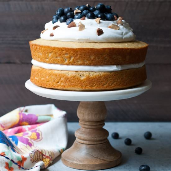Lemon Blueberry Olive Oil Cake
