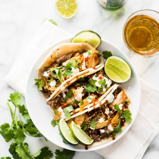 Bulgogi Beef Korean Tacos
