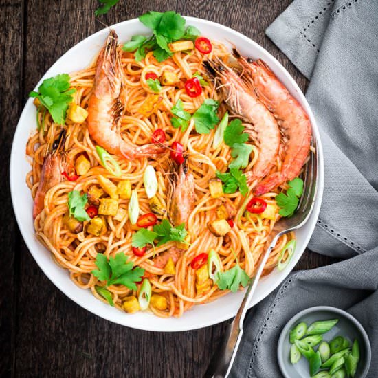 Jollof Spaghetti