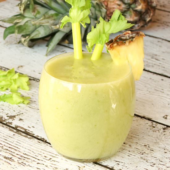 Pineapple Celery Smoothie