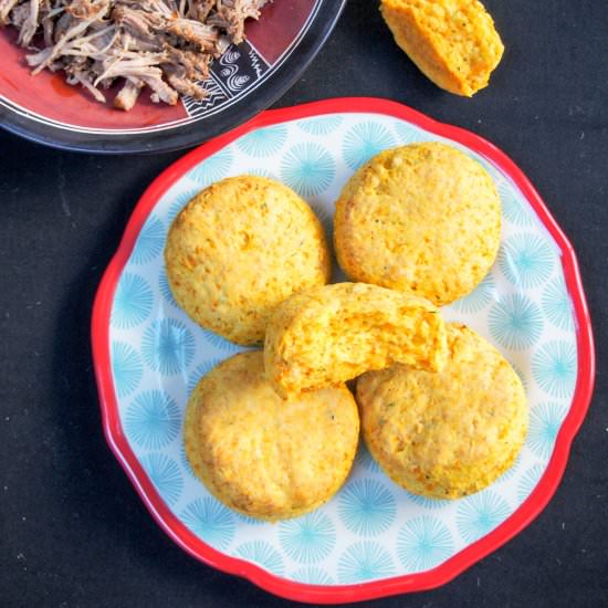 Tarragon sweet potato biscuits