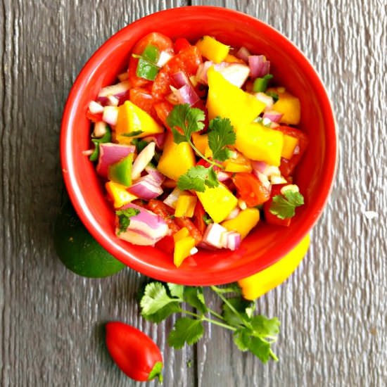 Mango and Jalapeño Salsa