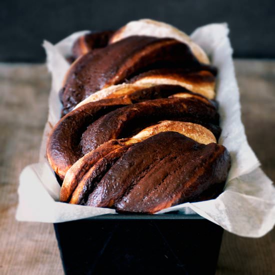 Chocolate Banana Babka