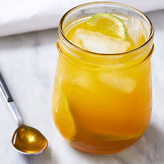 Iced Turmeric Green Tea