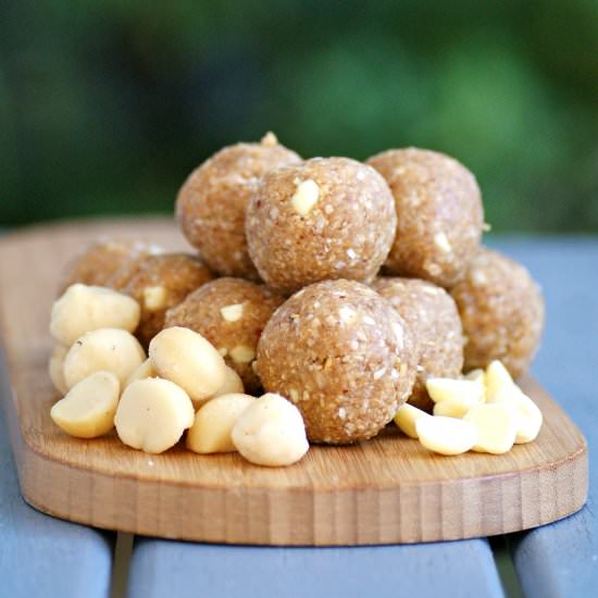 Macadamia White Chocolate Bliss Balls