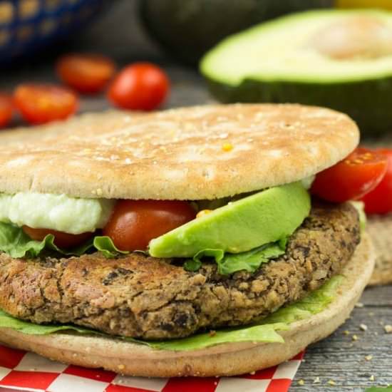 Cilantro Black Bean Burger