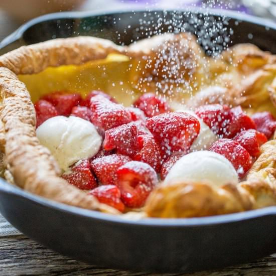 Strawberry Dutch Baby
