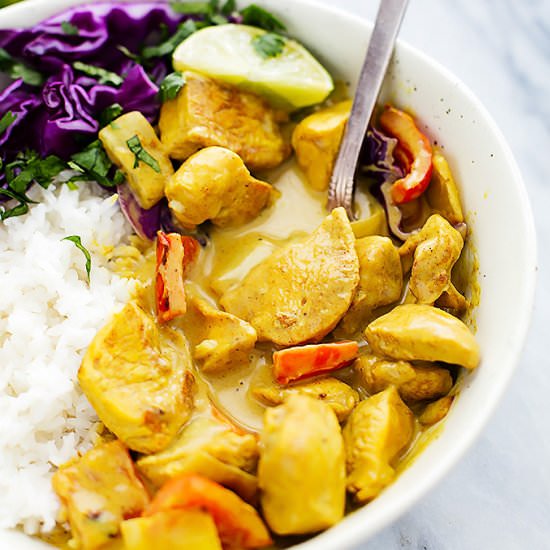 Easy Coconut Curry Chicken