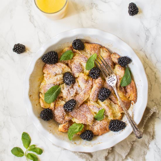 Citrus Croissant French Toast