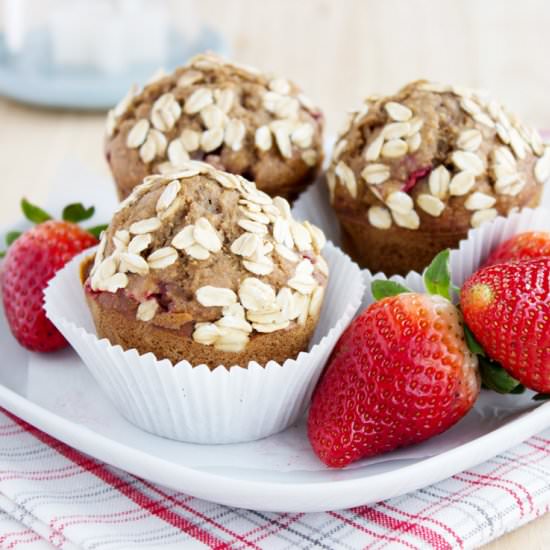 Strawberry Banana Muffins