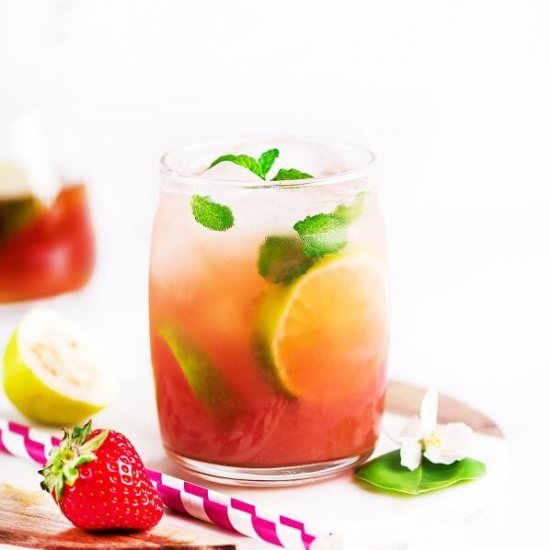 Guava Iced Tea