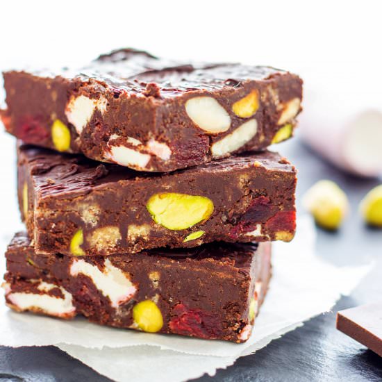 Dark Chocolate Guinness Rocky Road