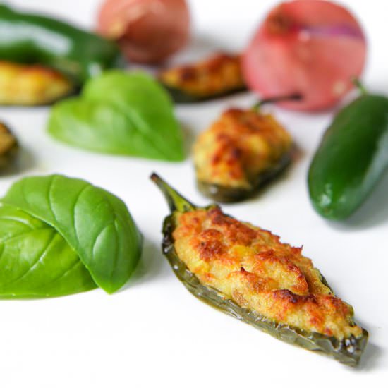 Stuffed Jalapenos Italian Style