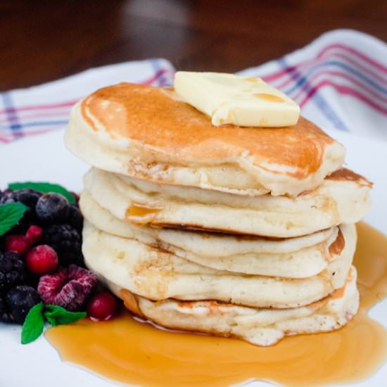 Very Fluffy American Pancakes