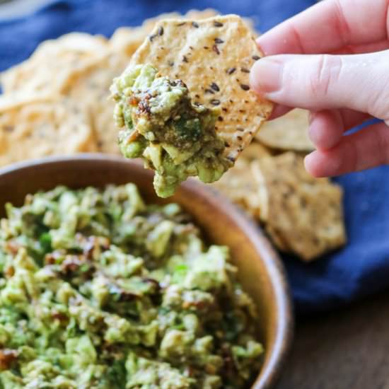 Balsamic Roasted Guacamole