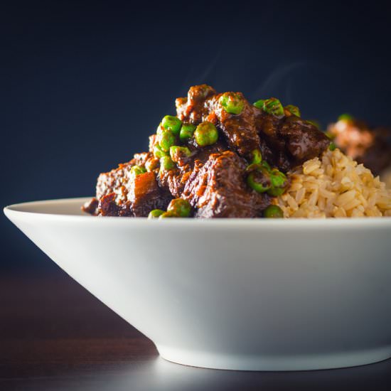 Beef Curry with Peas
