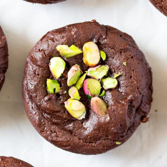 Fudgy vegan brownies