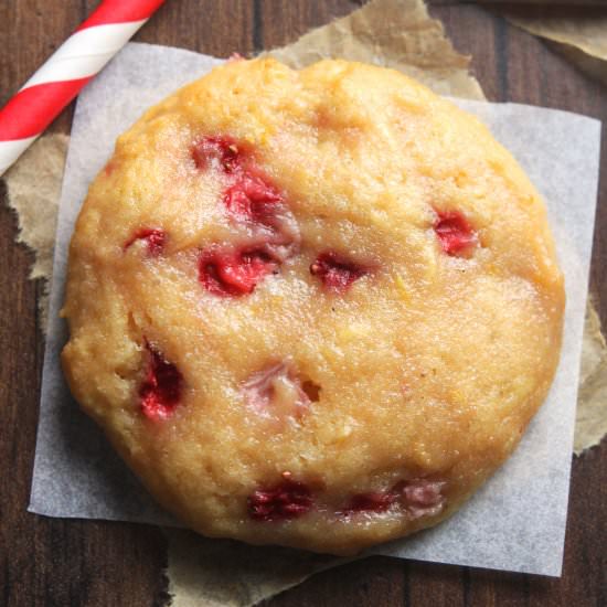 Strawberry Lemonade Protein Cookies