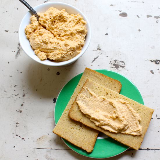 Smoky Vegan Cashew Cheese