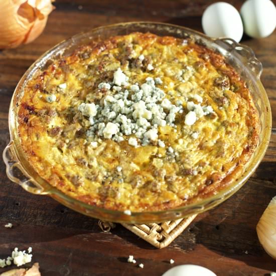 Black and Blue Hamburger Pie