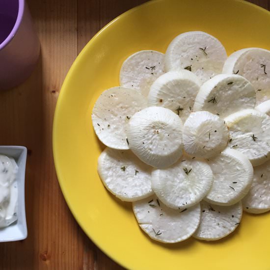Rostead Turnips