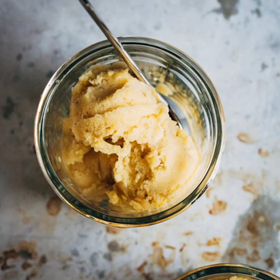 Banana Mango Sorbet