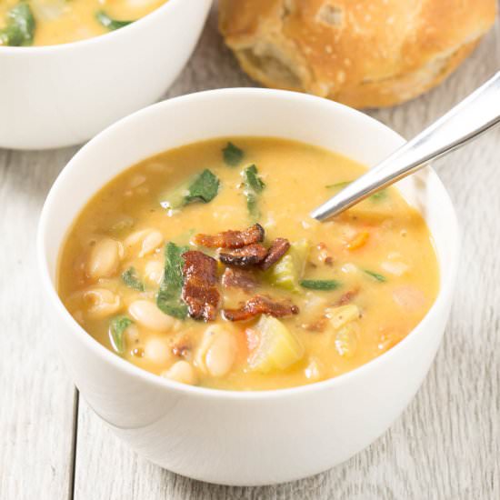 Bacon and White Bean Stew