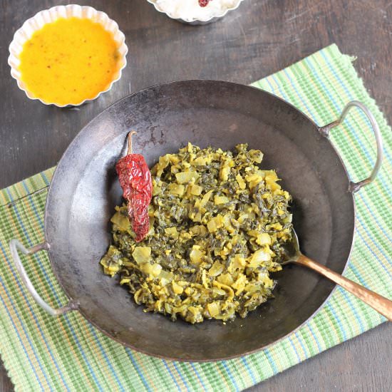 Malabar Spinach Stir Fry