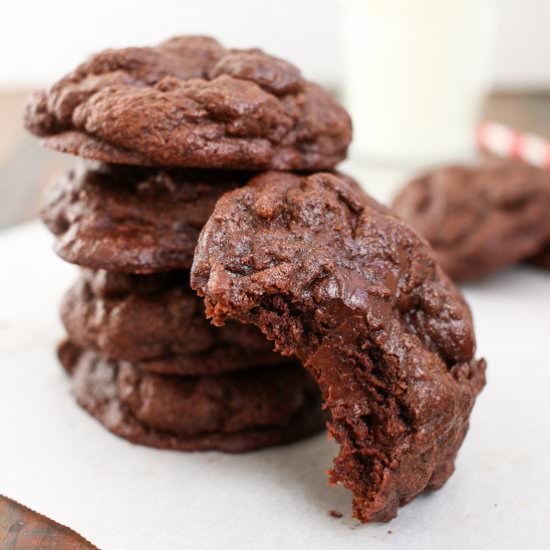 cinnamon double chocolate cookies