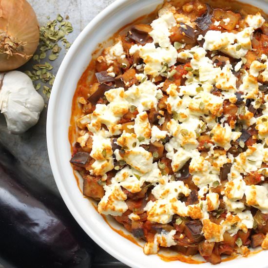 Eggplant and Feta Casserole