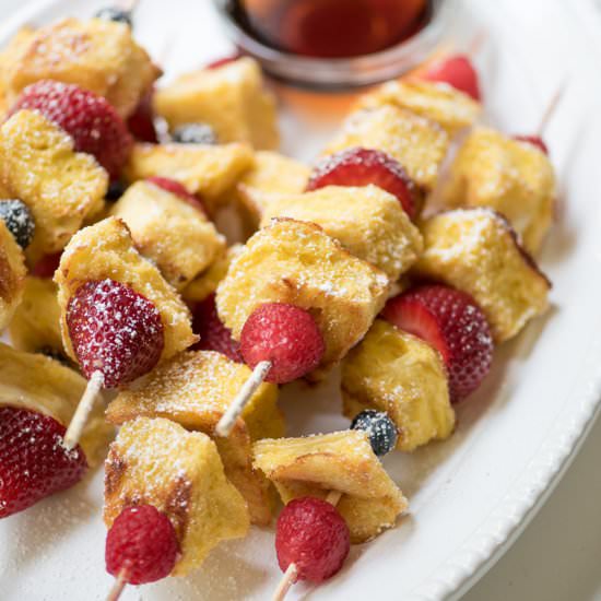 Berry French Toast Kabobs