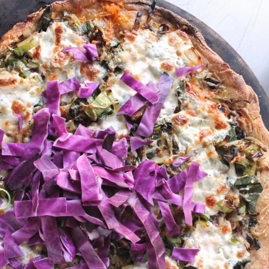 Bacon and Vegetable Pizza