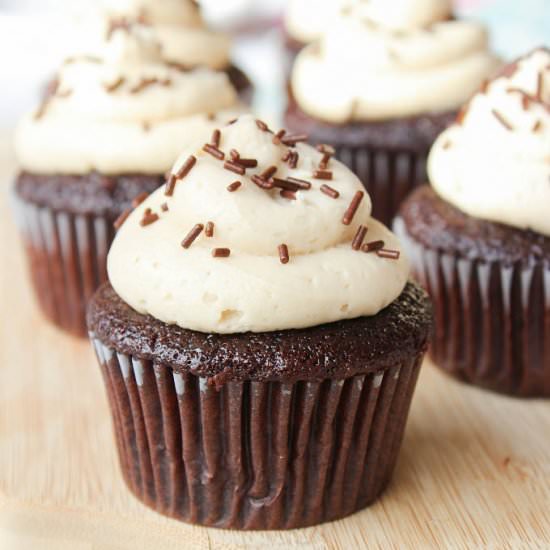 Kahlua Chocolate Cupcakes