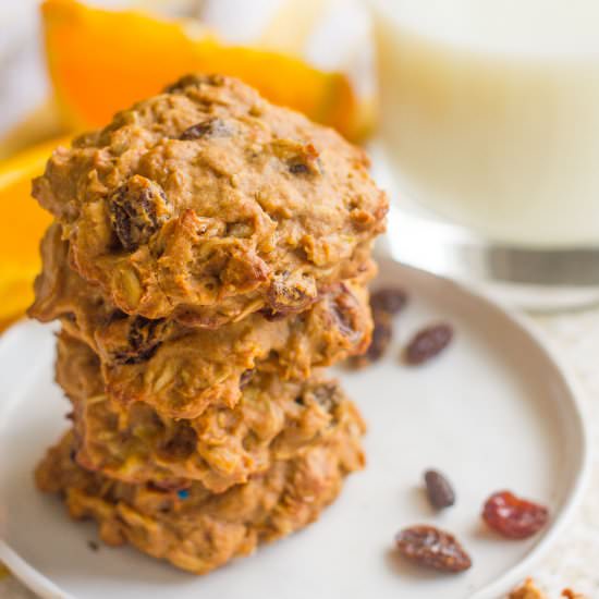 Oatmeal Raisin Breakfast Cookies