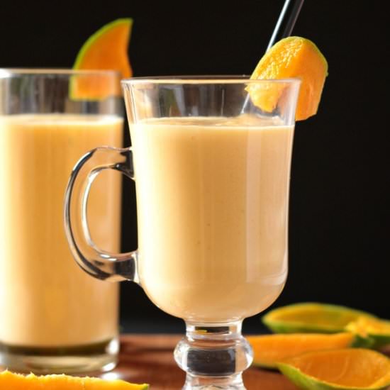 Thick Creamy Mango Milkshake