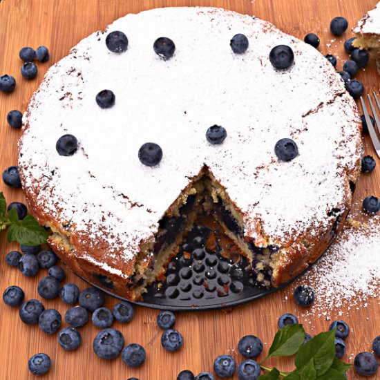 Blueberry-Cinnamon Coffee Cake