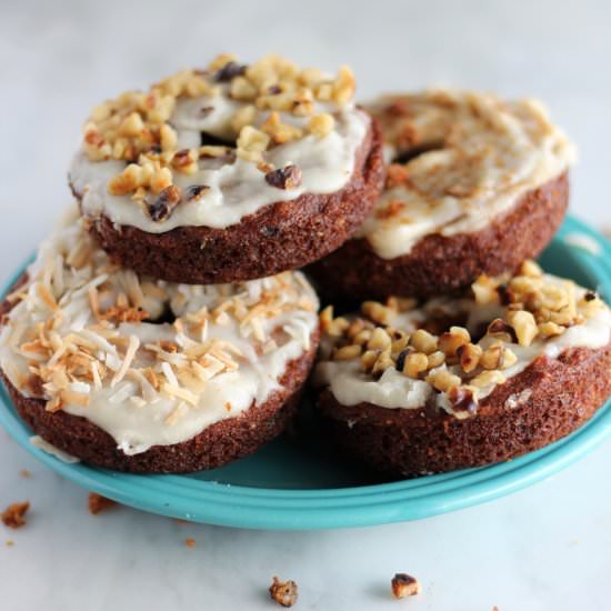 Paleo Carrot Cake Donuts