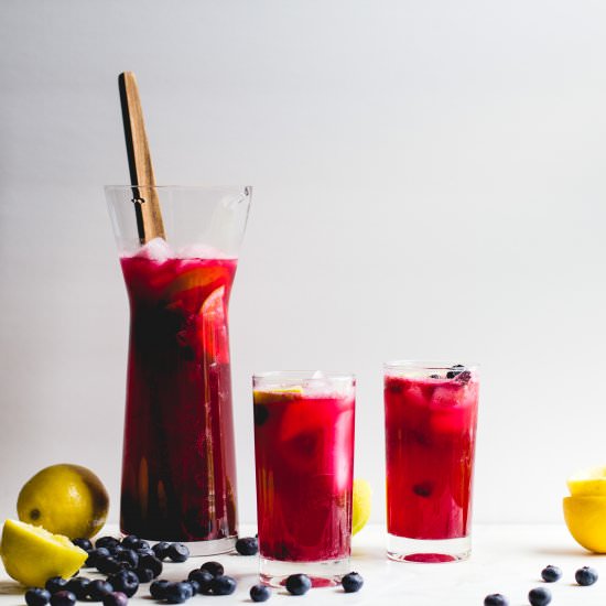 Blueberry + Cardamom Lemonade
