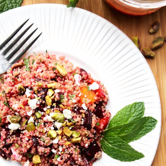 Beet, Quinoa & Blood Orange Salad