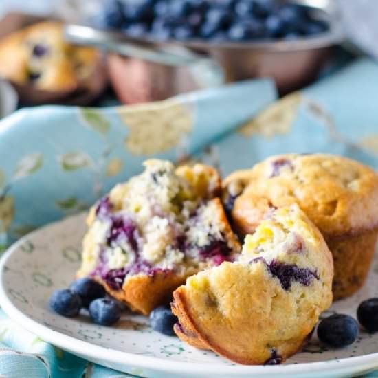 Banana Blueberry Muffins