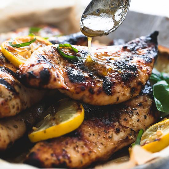 Grilled Honey Lemon Chicken