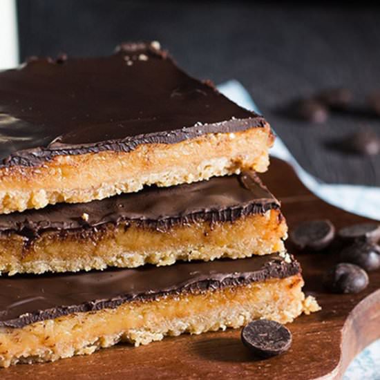 Salted Chocolate Caramel Bars