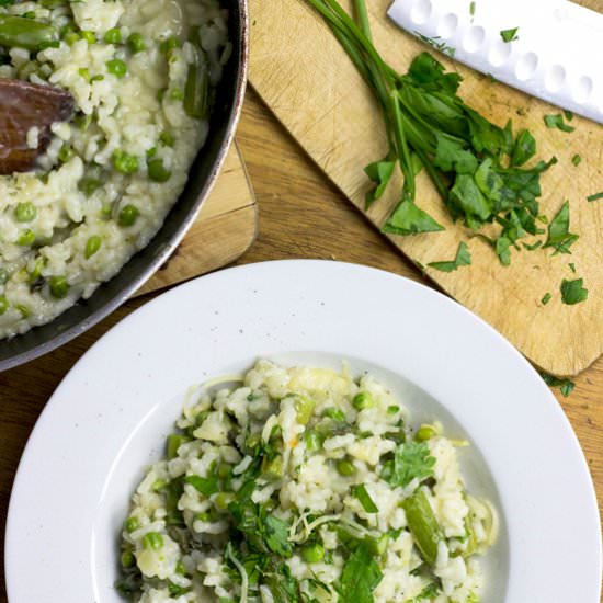 Creamy Asparagus Risotto