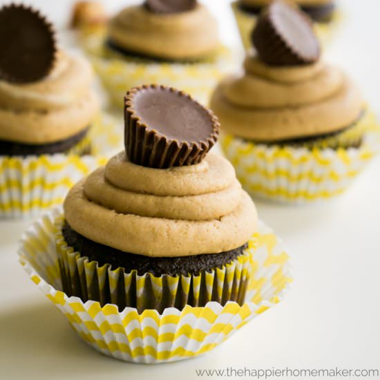 Peanut Butter Cup Cupcakes