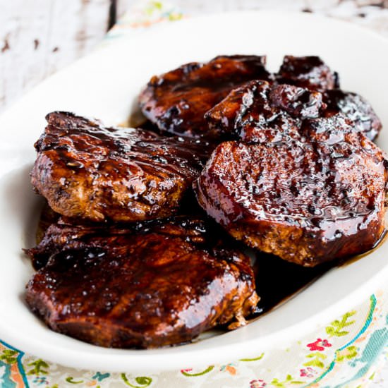Pork Chops with Balsamic Glaze
