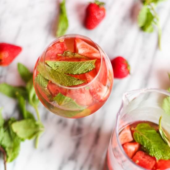 Strawberry Watermelon Sangria