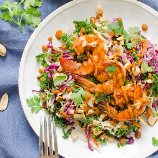 Asian Barbecued Shrimp Salad