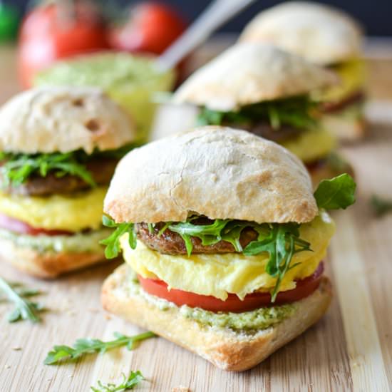 Italian Style Breakfast Sandwiches